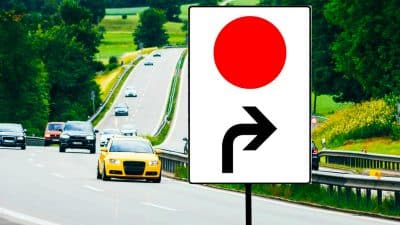 Automobilistes : la signification de ce panneau avec un point rouge à connaître absolument sur ces routes en Europe