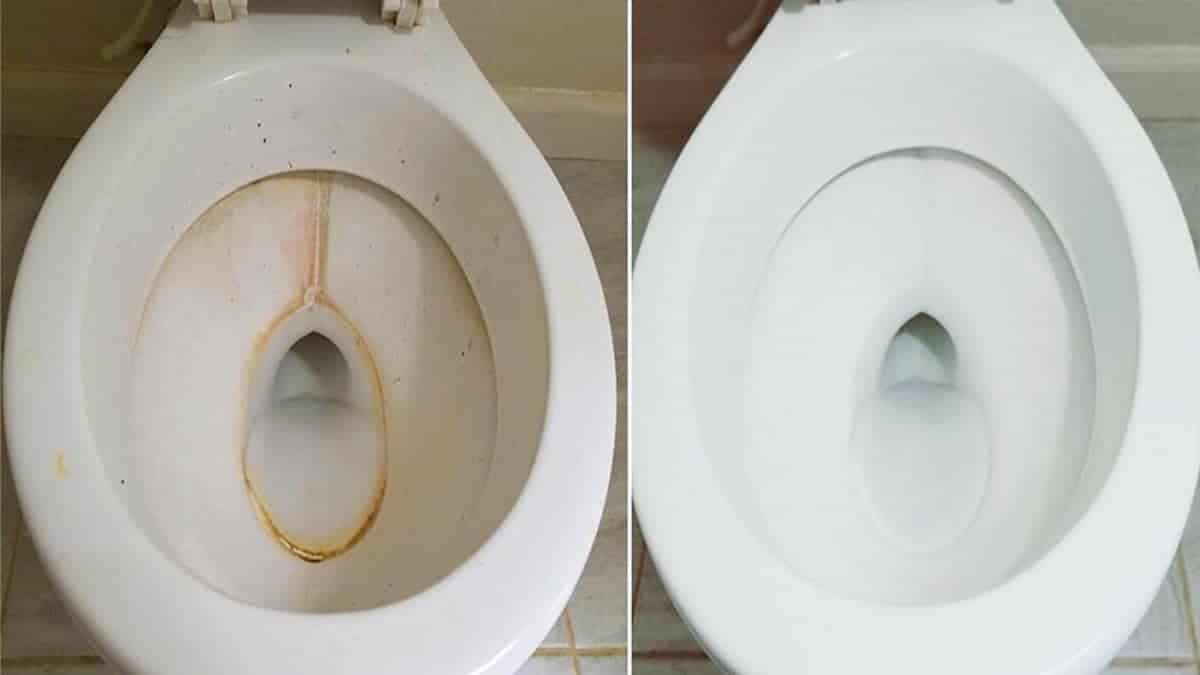 Les astuces infaillibles pour éliminer facilement les taches marron au fond des toilettes