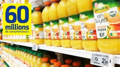 Ce jus d’orange en supermarché est le plus recommandé de tous par 60 Millions de consommateurs