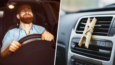 De plus en plus d’automobilistes utilisent l’astuce magique de la pince à linge dans leur voiture