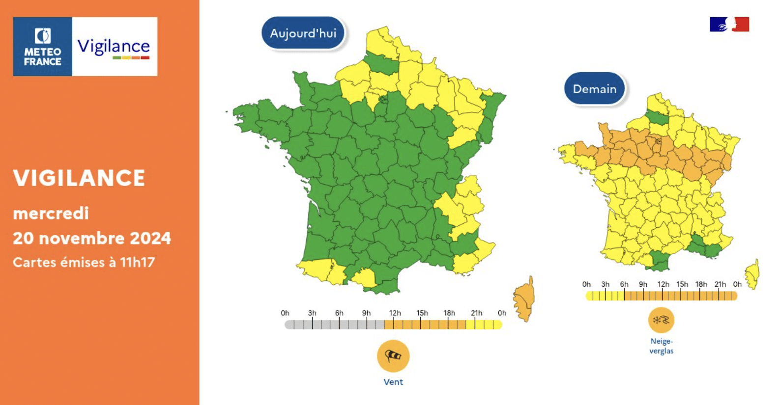 Météo : alerte, les 30 départements où il va neiger ce jeudi