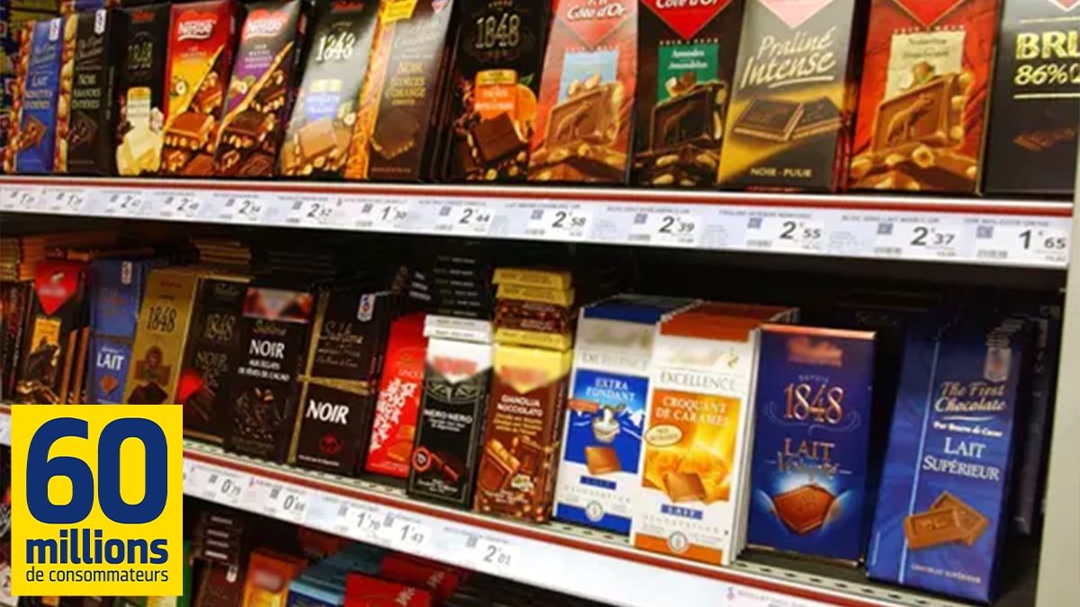 Ces chocolats vendus en supermarché sont les pires de tous selon 60 Millions de consommateurs