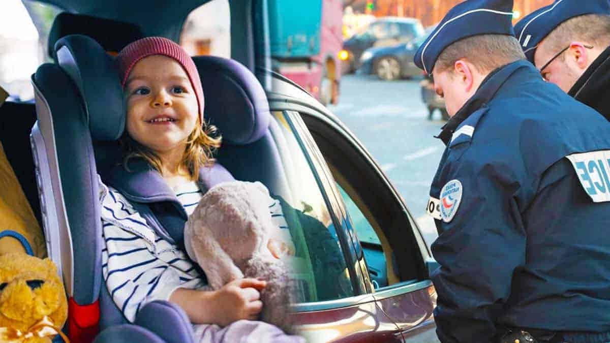 Ces comportements des conducteurs avec un enfant en voiture coûtent très cher, les sanctions sont lourdes