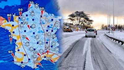 Météo : la neige fait sa grande arrivée en France, les 25 départements concernés