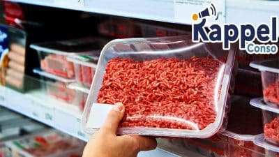 Cette viande hachée fait l’objet d’un rappel produit urgent pour cause de contamination à la listeria