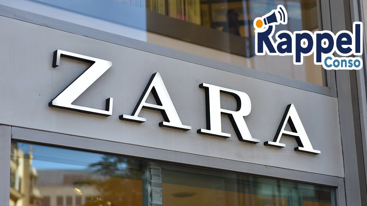 Le groupe Zara lance un rappel produit urgent dans toute la France pour risque de graves blessures