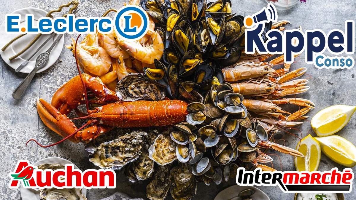 Leclerc, Intermarché, Auchan… rappellent en urgence ces fruits de mer dans toute la France