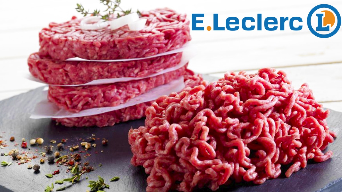 Leclerc : l’enseigne rappelle en urgence en France cette viande hachée contaminée par la listeria