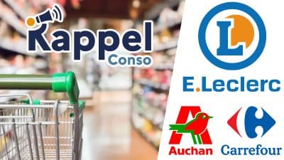 Leclerc, Carrefour, Auchan et d'autres enseignes rappellent en urgence ce produit dans toute la France